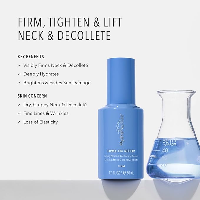 HydroPeptide Firm-A-Fix Nectar Lifting Neck & Décolleté Peptide Serum, 1.7 Ounce