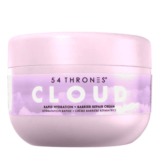 54 Thrones Barrier Repair Cloud Cream, Ultimate Hydrating Skin Care, Hydrating Peptide Moisturizer, Skin Repair Cream, Active Repair, Egyptian Lavender + Moroccan Mint