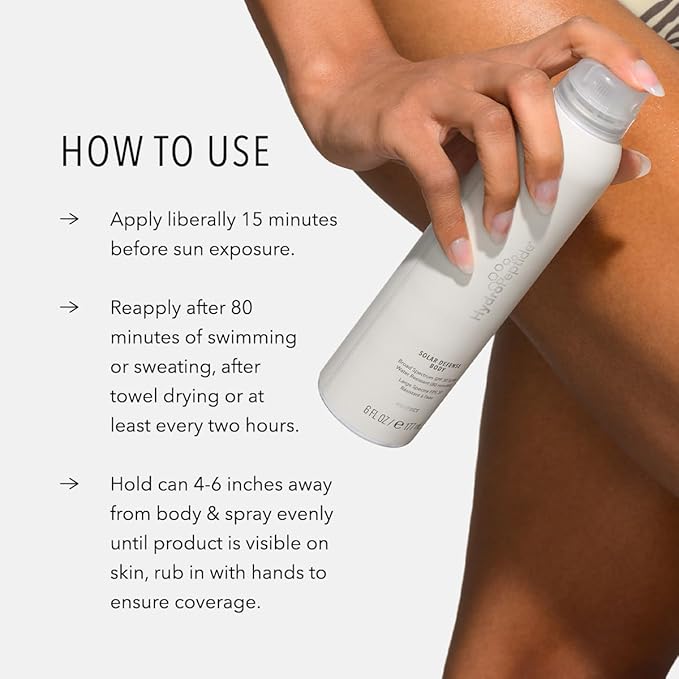 HydroPeptide Solar Defense Body SPF 30, Broad Spectrum, Water Resistant Sunscreen, Hydrates and Soothes, 6 Ounce