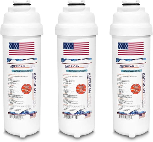 American Filter Company®, water filter, Model # AFC-EWH-3000, Compatible with Elkay(R) Halsey-Taylor(R) WATERSENTRY(R) Water Fountain Filters HWF172 3 - Filters
