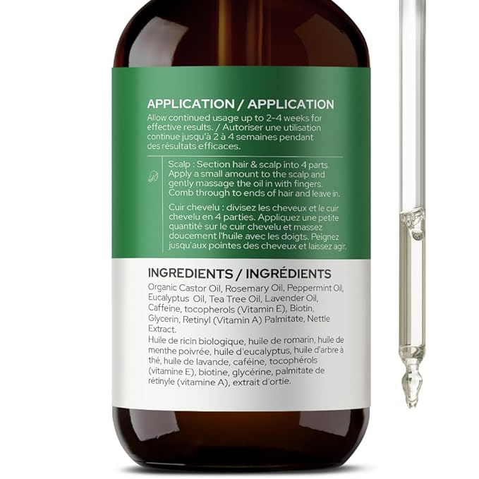 Plant of Life Rosemary & Mint Oil | Multi Hair Strengthening Complex | Scalp Nourish & Treatment | | Essential Oils (2oz / 60ml)