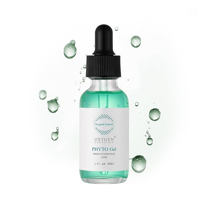 OxygenCeuticals Phyto Gel – Brightening & Soothing Gel Serum with Niacinamide, Sodium Hyaluronate, Centella & Mulberry Root Extracts, Functional Radiance Suitable for Sensitive Skin. 1 fl.oz (30ml)