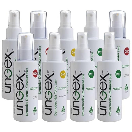 Ungex Bundle 1 | 9in1 Refresh Kit for Body, Skin and Scalp | Plant-Based Cleansers, Tonics and Mist | Made in Australia | B1