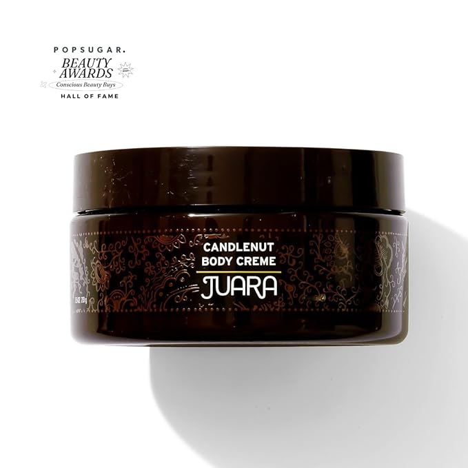 Juara Candlenut Body Cream for Dry Skin - Moisturizing Body Lotion with Natural Oils & Butters - Hydrating Daily Moisturizer - 7.5 oz