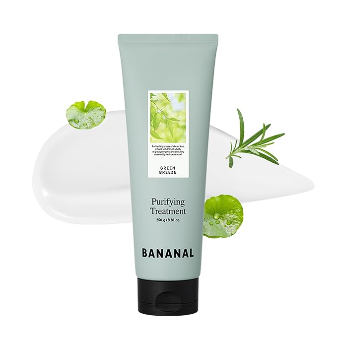 Rosemary Purifying Scalp Treatment – Korean Nourishing Hair Care with Menthol, CICA & Vitamin Complex – Strengthens Roots, Soothes Scalp & Adds Shine – Paraben & Sulfate Free – Green Breeze, 8.8 fl oz