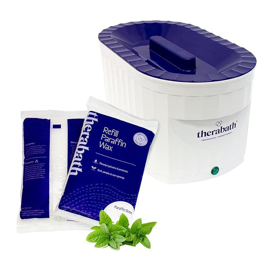 Therabath Professional Thermotherapy TB6 Paraffin Wax Bath - Heat Therapy for Hands, Feet, Face & Body - Made in USA - 6 lb. Wintergreen