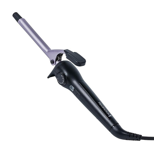 Remington Anti-Static ½-Inch Clipped Curling Iron with Titanium Protection, Fast Heat-Up, Ceramic Barrel for Tight Ringlet Curls & Natural Curl Definition, Auto Shut-Off