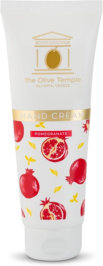 Hand Cream with Olive Oil - Deep Moisturizing and Nourishing Formula for Soft, Supple Hands (Pomegranate), 3.38 fl. oz