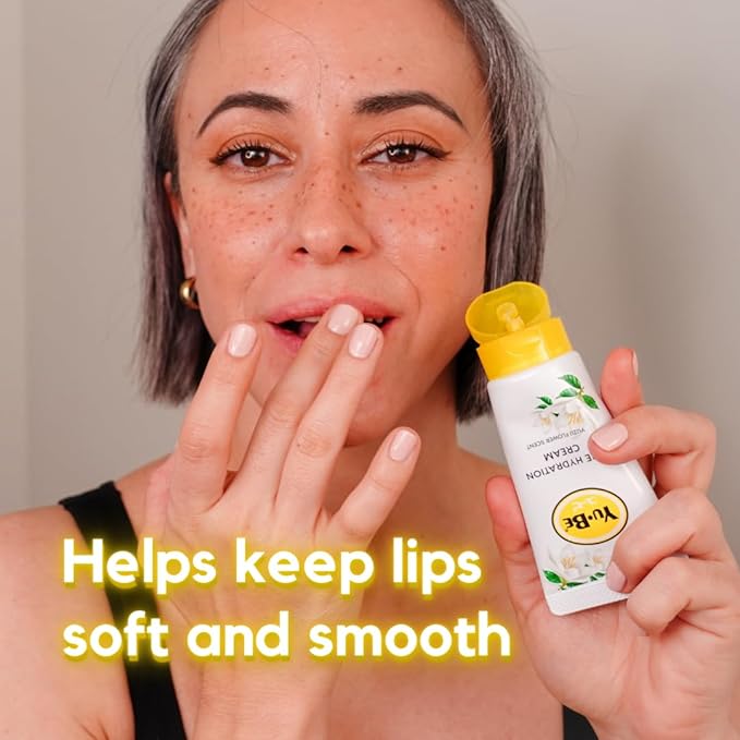 Yu-Be Yuzu Pure Hydration Cream: Body & Hand Lotion - Vegan Skin Care Cream for Sensitive & Dry Skin - Soothing Yuzu Flower Extract - Day & Night Moisturizer- Cracked Heels Repair -1.35 Fl Oz