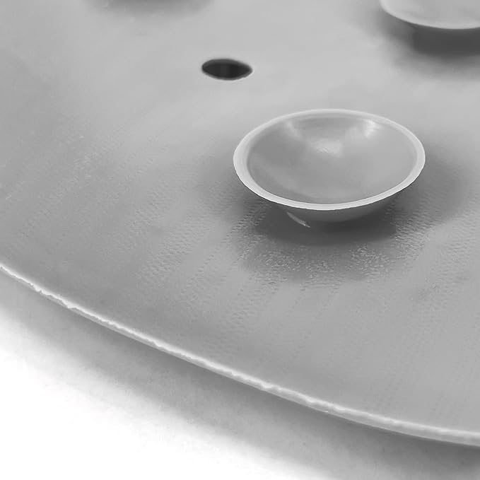 4-Pack Bath Scrubber Mat for Back Scrubbing and Foot Exfoliation - Dual-Use Shower Mats with Non-Slip Suction Cups - Soft, Durable, and Hygienic - Perfect for Full-Body Cleansing and Comfort