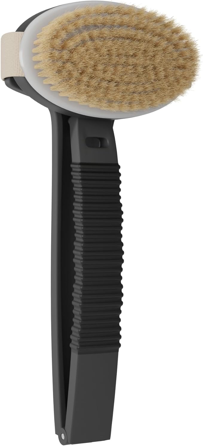 Bearback Dry Brushing Body Brush. Natural Bristle Exfoliating Brush. Smooth Skin | Cellulite Treatment | Lymphatic Drainage | Blood Circulation. Fits Original Bearback Handle. American Small Business