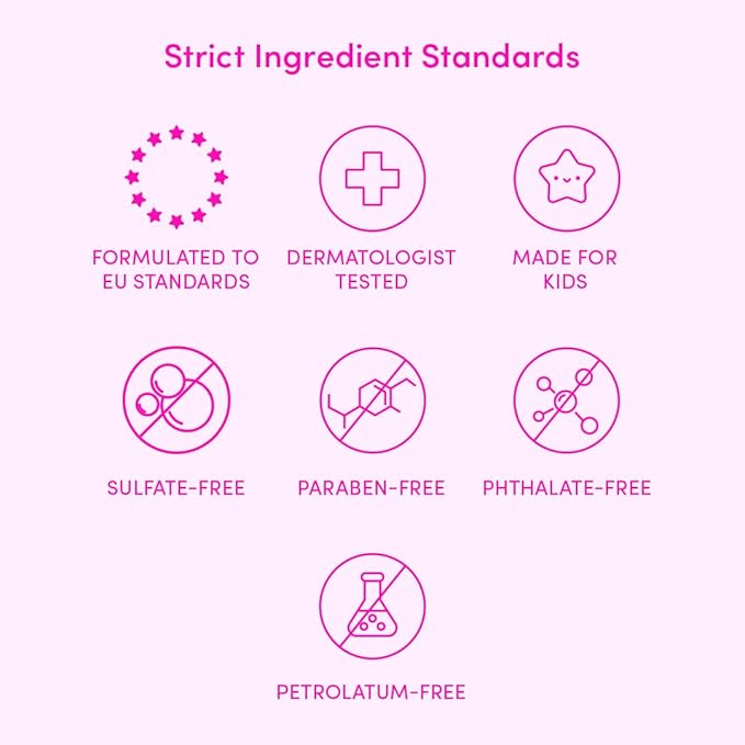 Evereden Barbie Limited Edition Kids Happy Face Duo + Exclusive Accessories | Multi-Vitamin Face Wash & Cream Set with Stickers + Bracelets | Clean Skin Care for 3+ | Barbie Gift Box for Kids