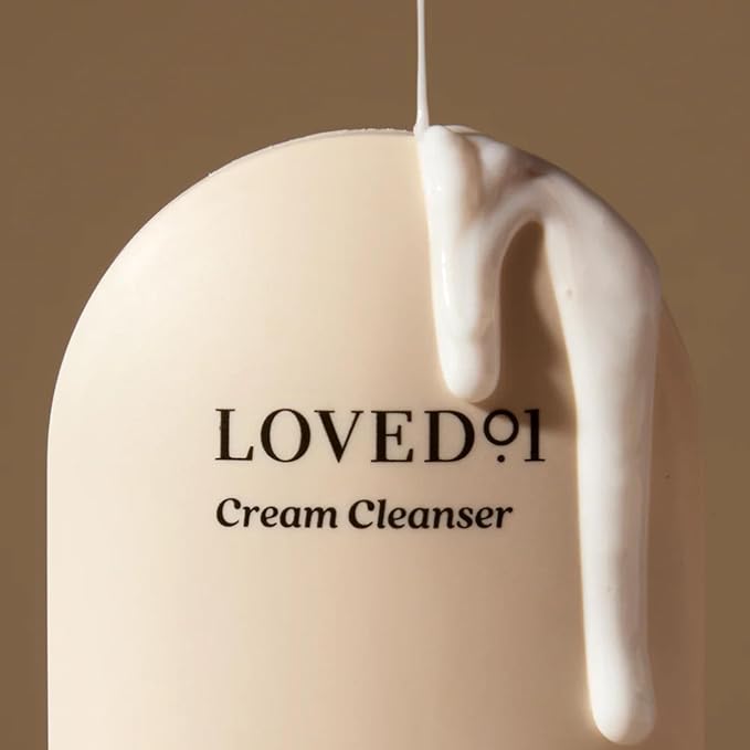 Loved01 Cream Cleanser for Face and Body, John Legend Skincare, Gentle Daily Wash for All Skin Types, Dermatologist-Tested Hydrating Formula with Rosehip Oil and Green Tea, Fragrance-Free, 6 oz