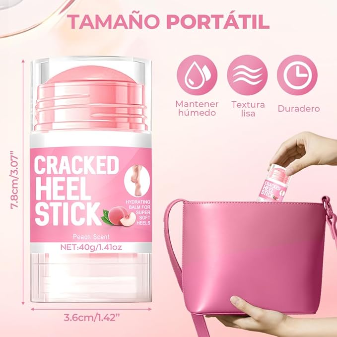 60% Urea Hydrating and Anti-Cracking Foot Cream, Moisturising and Relieves Cracking and Dryness Foot Cream for Cracked Heels,Hands,Knees,Exfoliating Moisturizer (Pink*2, one size)