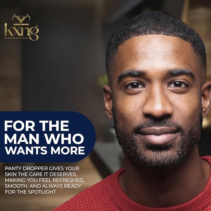 KXNG Cosmetics Organic Shea Body Butter Cream – 4oz | Mens Body Butter for Black Men & Women with Shea, Cocoa, Mango & Coconut Oil | Deep Hydrating Cream for Dry Skin, Hands & Feet