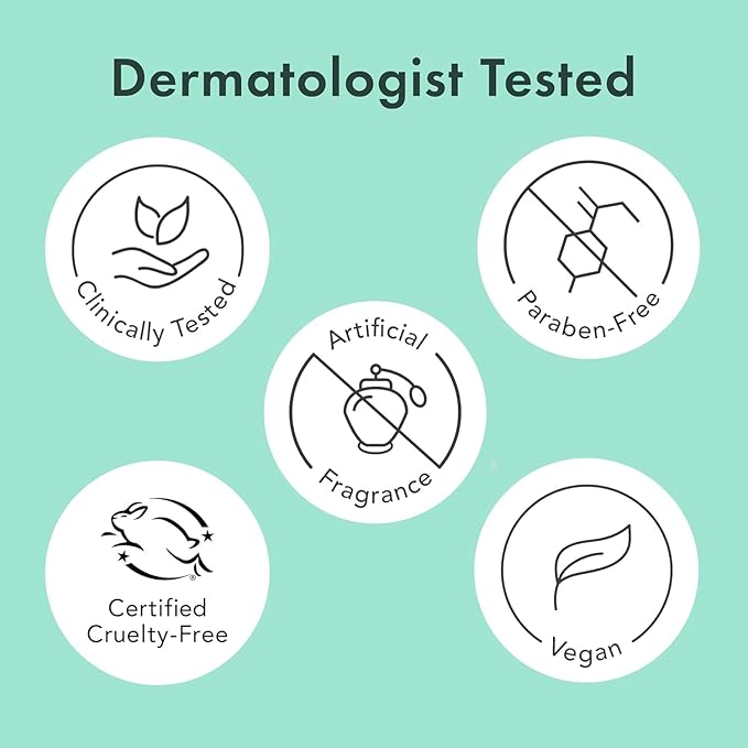 Rael Face Wash, Miracle Clear – Gentle Exfoliating Cleanser with Succinic Acid & Minerals, Korean Skin Care (5 fl oz)