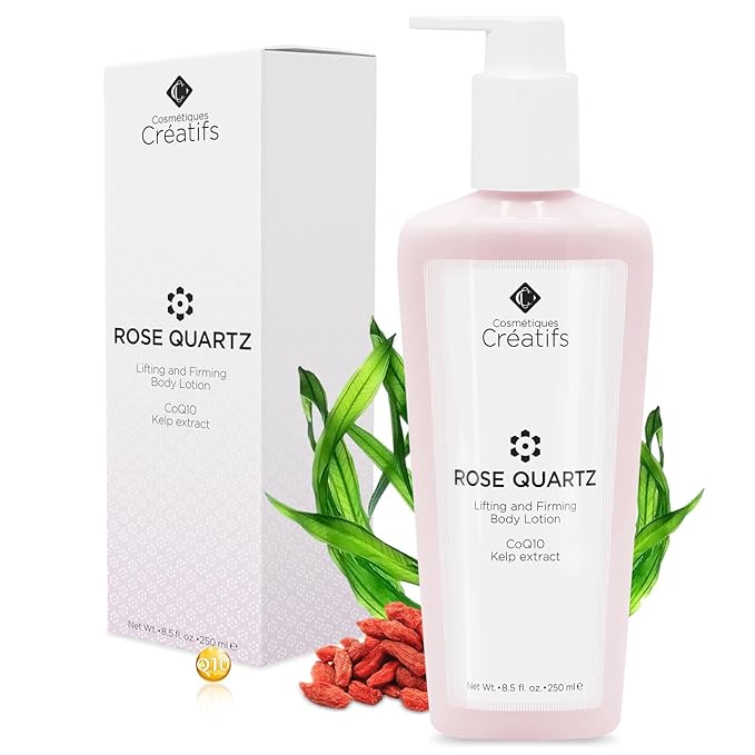 Rose Quartz Body Lotion with CoQ10, Kelp Extract and Hydrating Antioxidants, 8.5 fl. oz.