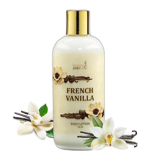 Home Spa Gift Fragrance Body Lotion Luxury Firming Scented 10oz Deep Moisturizing Fragrance Body Lotion for Women (French Vanilla)