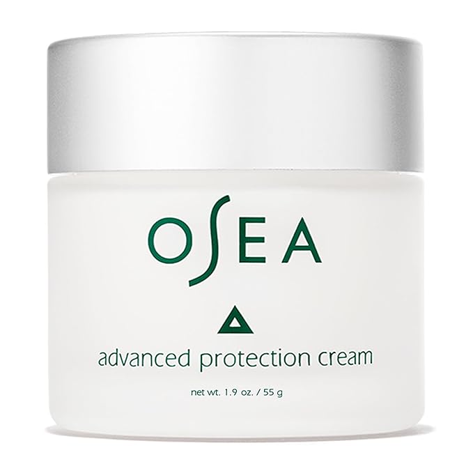 OSEA Advanced Protection Face Cream 1oz - Hydrating Face Moisturizer - Clean Beauty with Naturally Derived Bio-Retinol - Vegan & Cruelty-Free - Face Cream for Dry Skin - Seaweed Skincare