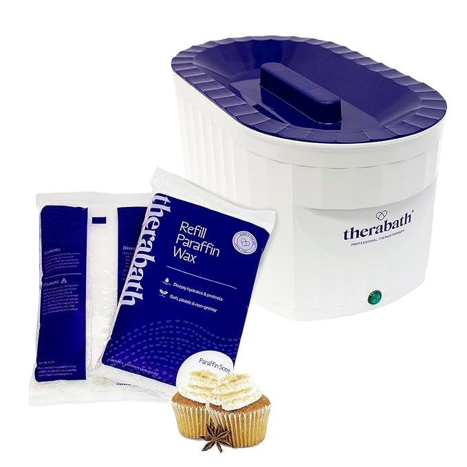 Therabath Professional Thermotherapy TB6 Paraffin Wax Bath - Helps Relieve Muscle Stiffness - Heat Therapy for Hands, Feet, Face & Body - Made in USA - 6 lb. Pumpkin Cake