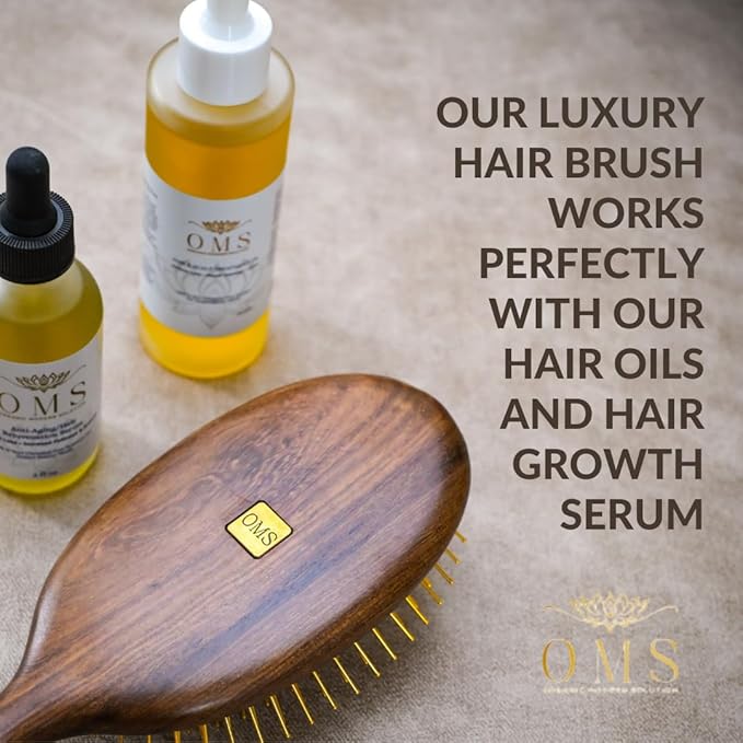 OMS Pre-Shampoo Hair Treatment Oil for Growth & Loss Prevention, Scalp Nourishing, Heat Protection, Anti-Frizz 3oz