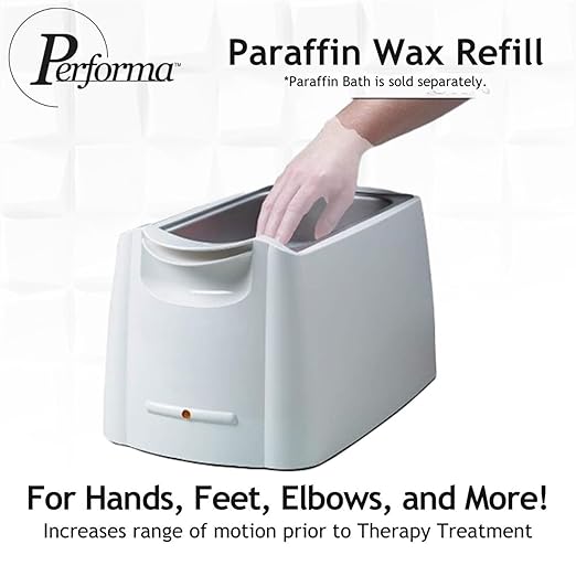 Performa 44014 Paraffin Wax Refill Wintergreen Scented Blocks, 6 Lbs, 1 Lb Blocks, Paraffin Bath Wax, Pack of 6