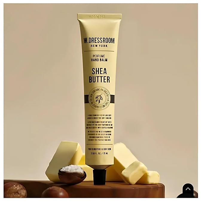 W.Dressroom Perfume Scented Hand Balm with 8% Shea Butter – Non-Greasy, Fast-Absorbing Korean Hand Cream for Dry Hands, Long-Lasting Scented Lotion, 75 ml