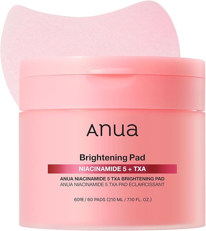 Anua Niacinamide 5 TXA Toner Pads – Hydrating Facial Pad for Even-Looking Skin Tone & Daily Radiance Care, Glow up Under-eye with Tranexamic acid, Korean Skin Care (210ml, 60 Pads)
