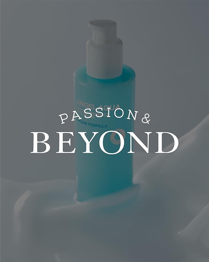 BEYOND Angel Aqua Moisture Lotion (6.8fl oz) - Lightweight, Non-Sticky Moisturizer for Sensitive Skin. Vegan Formula Korean Skin Care Cream. Chervil, Hyaluronic Acid.