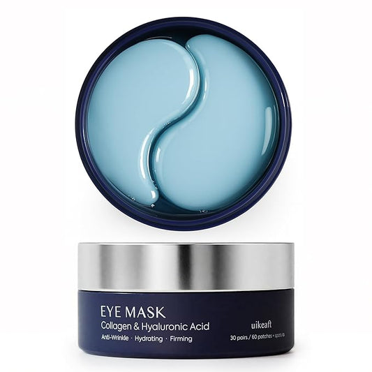 Under Eye Patches for Dark Circles: 30 Pairs Eye Gel Mask for Puffy Eyes and Bags with Retinol Collagen - Undereye Brightening Hydrating Anti-Wrinkles Women