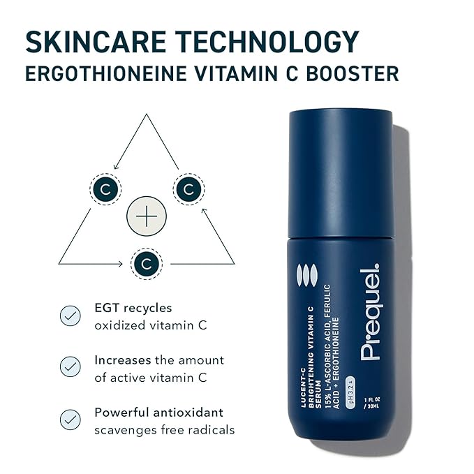 Prequel Skin Radiance & Hydration Duo: Lucent-C Vitamin C Serum and Multi-Quench Plumping Hydration Serum