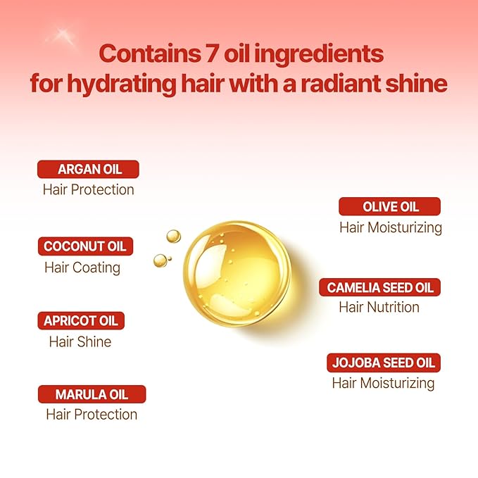 Mise En Scene Perfect Rose Perfume Serum - Hair Refreshing Oil for Dry Hair | Heat Protectant | Argan Oil | Damage Repair | Korean Hair Care | Frizz Ease Essence | Dermask Rose Scent 2.70 Fl. Oz.