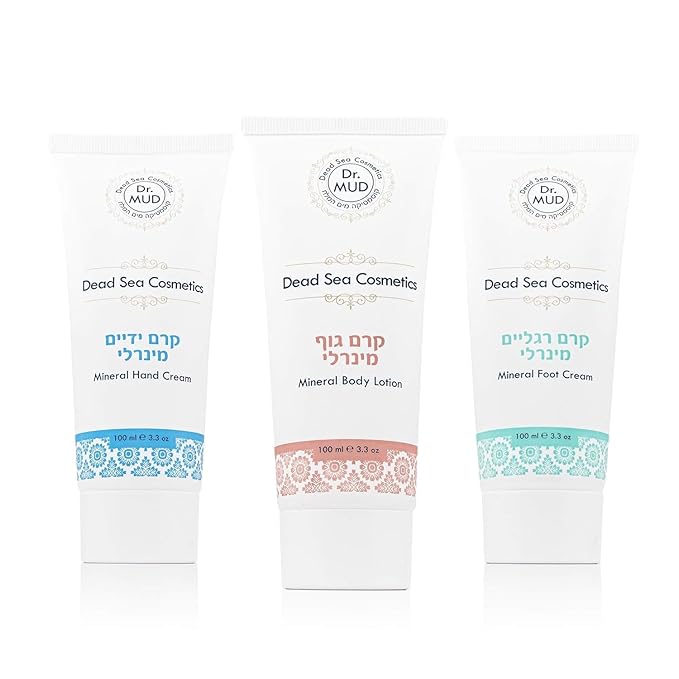 Dr. MUD Dead Sea Cosmetics Mineral Body Lotion | Dead Sea Body Lotion with Natural Fruit Oils and Extracts, Dead Sea Salt and Minerals