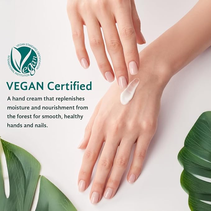 The Wood Hand Cream | Deep Hydration with Shea Butter | Fast-Absorbing, Non-Sticky, Vegan & Cruelty-Free Hand Care with Woody Amber Green Scent (1.69 fl.oz.)