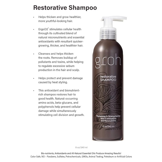 Groh Restorative Shampoo, 8oz.
