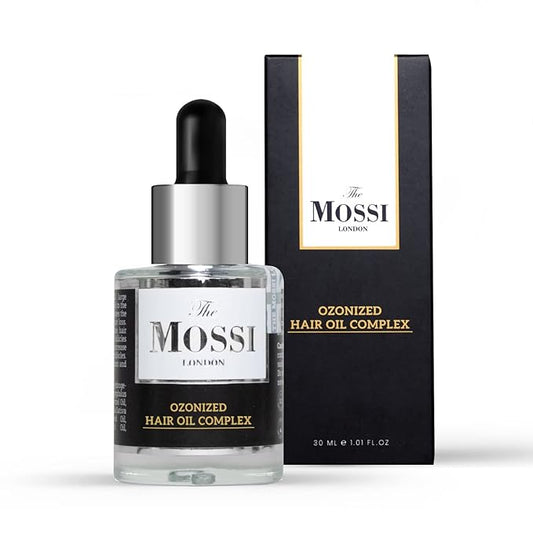 The Mossi London Ozonized Scalp Oil, Hair growth Complex, Hair oil for Dry Scalp, Hair Growth oil For Man, Woman, Scalp Treatment For Hair Growth, All Hair Types (1.01 fl Oz. - 30 ml)
