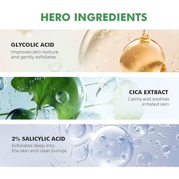 Conscious Chemist® 2% Salicylic Acid Face Wash | 100ml | Face Wash for Oily & Acne Prone Skin for Men & Women, Glycolic Acid & CICA Extract, For Glowing & Radiant Skin, Vegan & Cruelty Free - Flashfix