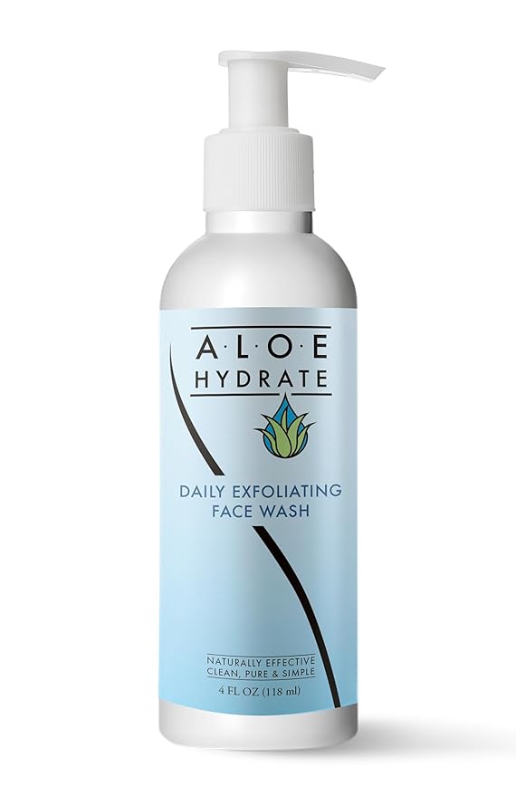 Gentle Exfoliating Face Wash; The Power of Nature Cleanses, Exfoliates, Smoothes & Clear Pores. Aloe vera, Fruit Enzymes, Squalane & Jojoba oil & Ceramide for Clean, Soft & Glowing Skin
