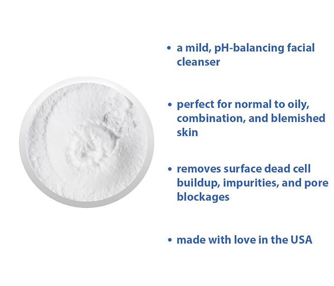 Raya Camphor Soufflé Facial Cleanser 8 oz (101) | pH Balanced Face Wash for Oily, Blemished, and Break-Out Skin | Helps Reduce White-Heads and Black-Heads and Clear Clogged Pores