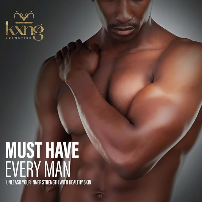 KXNG Cosmetics Organic Shea Body Butter Cream – 4oz | Mens Body Butter for Black Men & Women with Shea, Cocoa, Mango & Coconut Oil | Deep Moisturizing Cream for Dry Skin, Hands & Feet – Good Wood