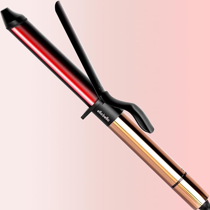 ELLA BELLA® Curling Iron 1.25" with Infrared Technology • Professional Hair Curler • Ceramic Curling Irons • Transform Your Look in Seconds • Suitable for All Hair Types • Say Goodbye to Heat Damage