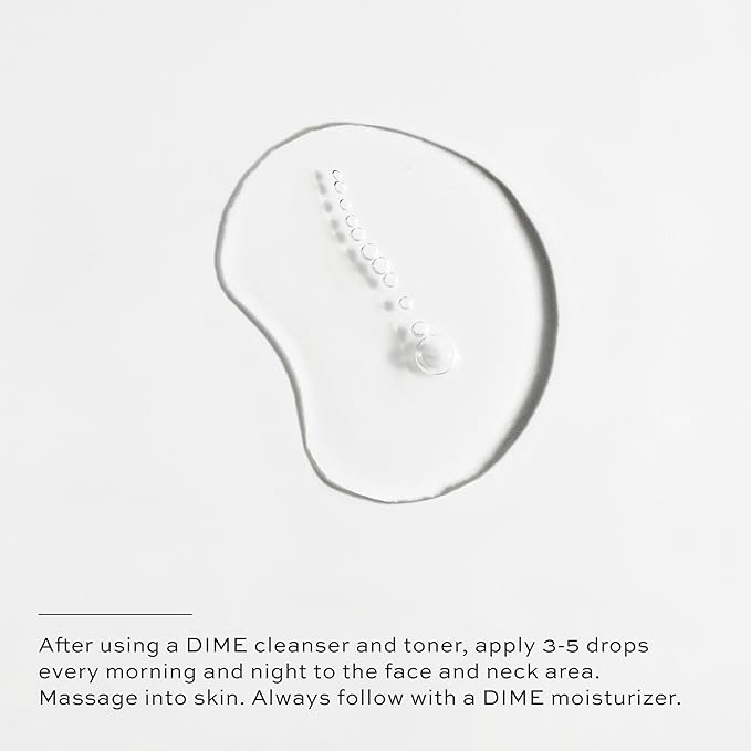 DIME Beauty TBT Serum - Anti-Aging Face Serum With Niacinamide and Mandelic Acid, Hydrating for Youthful Skin, 1 oz (30 mL)