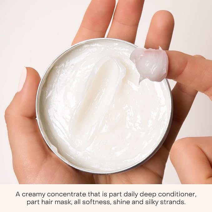 Everist Deep Conditioning Concentrate – 2-in-1 Daily Conditioner & Mask for Dry, Damaged, Frizzy Hair – Glycerin, Aloe Vera, Pumpkin Seed & Baobab Seed Oil – Vegan, Plant-Based, 3.4 fl oz - TIN