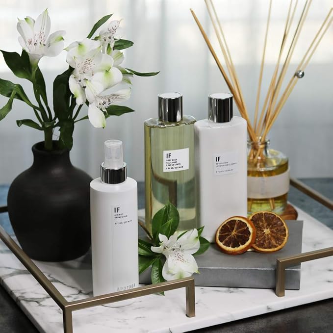 APOTHIA - IF Hand & Body Lotion | Modern White Floral & Citrus | Award Winning Moisturizing Scented Lotion with Naturally Derived Ingredients | Paraben Free | 8 oz | Small Batches for Luxury Quality