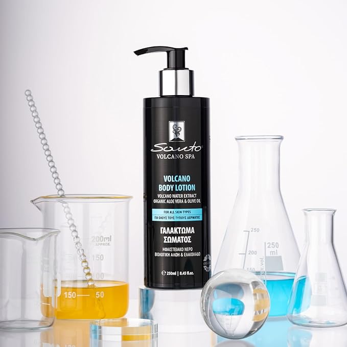 Volcano Body Lotion 250ml – Lightweight, Fast-Absorbing Hydration Body Moisturizer with Volcanic Water, Minerals & Organic Oils – Dry Skin Moisturizer for Softness, Nourishing & Revitalizing Skin