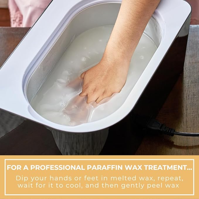 Paraffin Wax for hand and feet | 1lb Milk and Honey Scented Paraffin Wax Refills for Paraffin Baths | Use with any hand wax paraffin machine