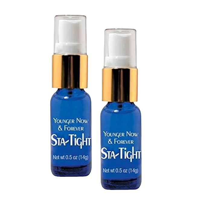 Biologic Sta-Tight Anti Aging Serum – Smoothing Face Serum for Women for Wrinkles and Fine Lines Around Eyes, Mouth & Forehead - Lifting & Firming Formula – 0.5 Fl Oz - Pack of 2