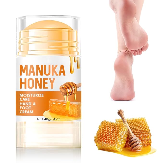 60% Urea Hydrating and Anti-Cracking Foot Cream, Moisturising and Relieves Cracking and Dryness Foot Cream for Cracked Heels,Hands,Knees,Exfoliating Moisturizer (Yellow, one size)
