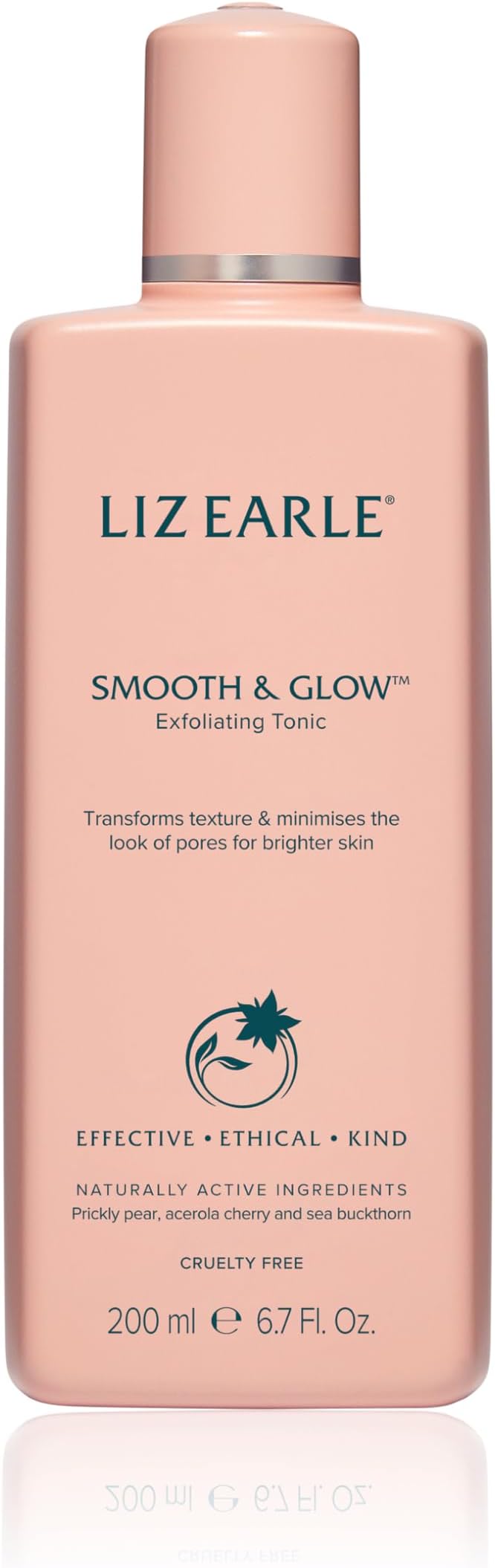 Liz Earle Smooth & Glow Tonic - Gentle Face Toner for Sensitive Skin, Dark Spot Corrector & Pore Minimizer - Enriched with Antioxidant-Rich Botanicals to Reveal Ultra-Smooth, Glowing Skin (200ml)