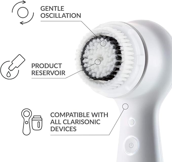 Mia 2 Sonic Facial Cleansing Brush - Electric Face Exfoliator for Deep Clean & Pore Cleansing, Waterproof & Rechargeable – Lavender